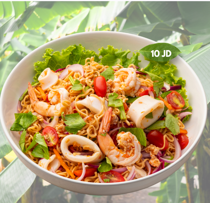 ยำมาม่าทะเล mama noodle salad seafood _0