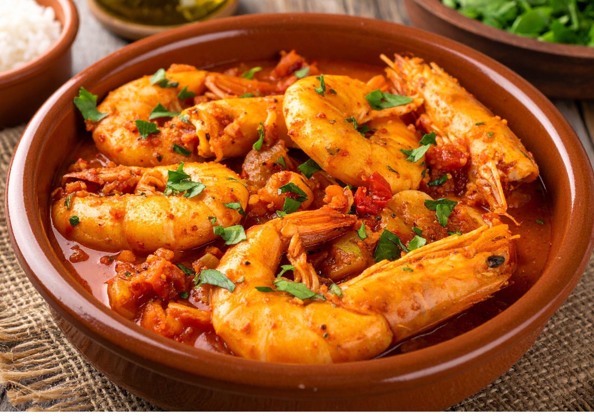 Seafood with padang sauce (tray)_0