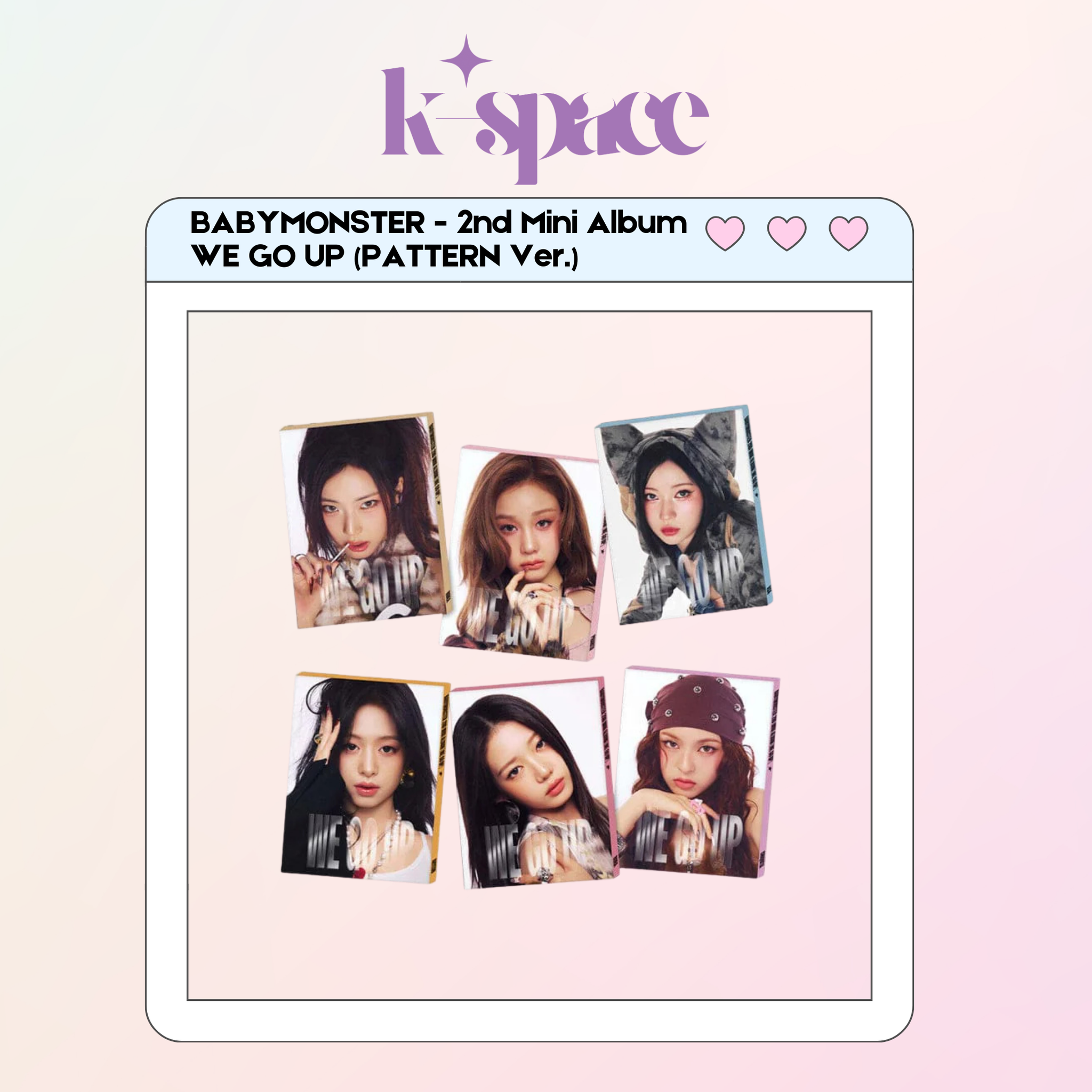 BABYMONSTER - 2nd Mini Album WE GO UP (PATTERN Ver.)_0