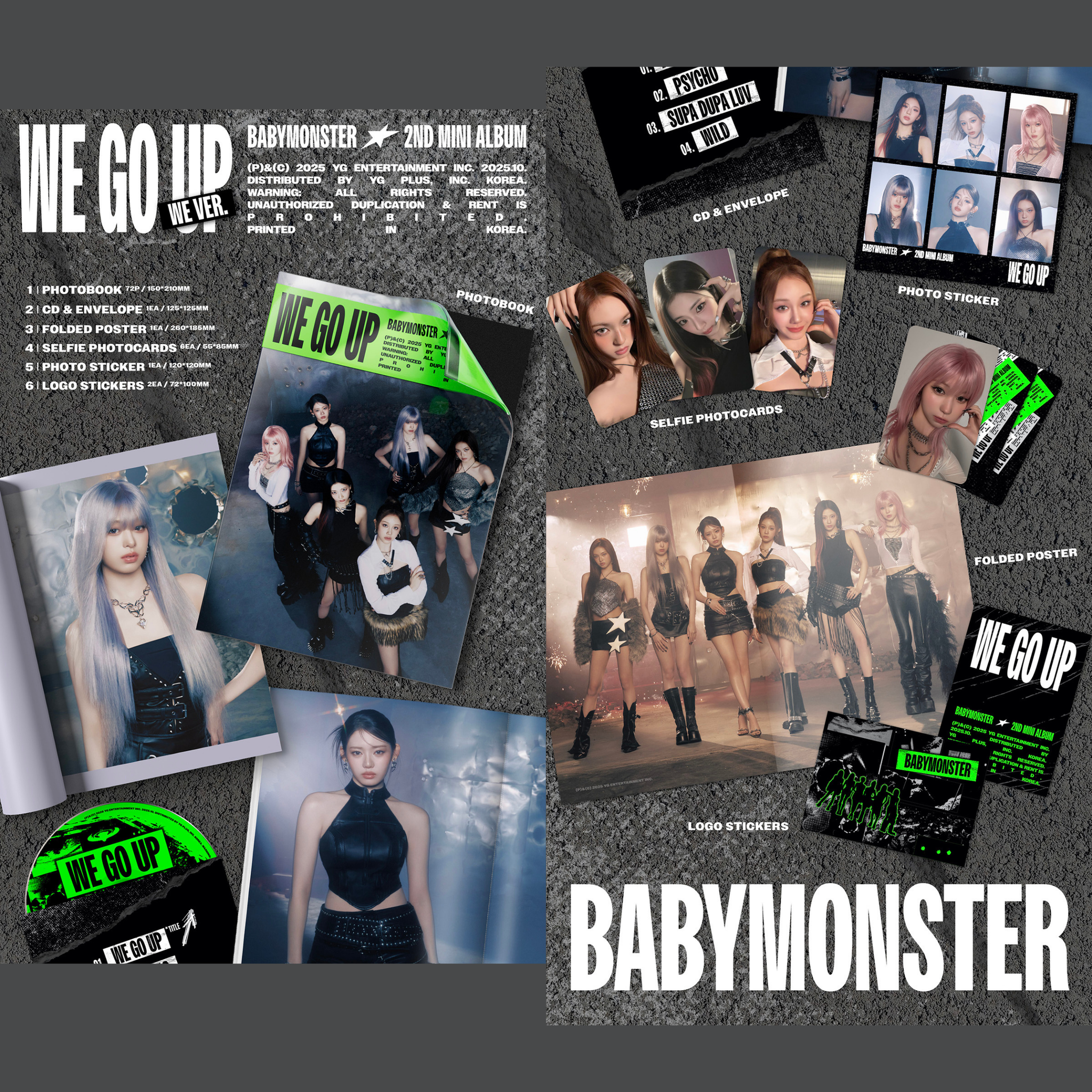 BABYMONSTER - 2nd Mini Album WE GO UP (WE Ver.)_1