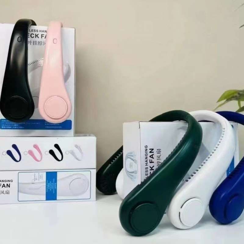 Portable hanging neck fan _0