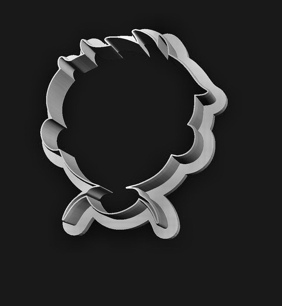 Boy Head 6 cm  Cookie Cutter_0