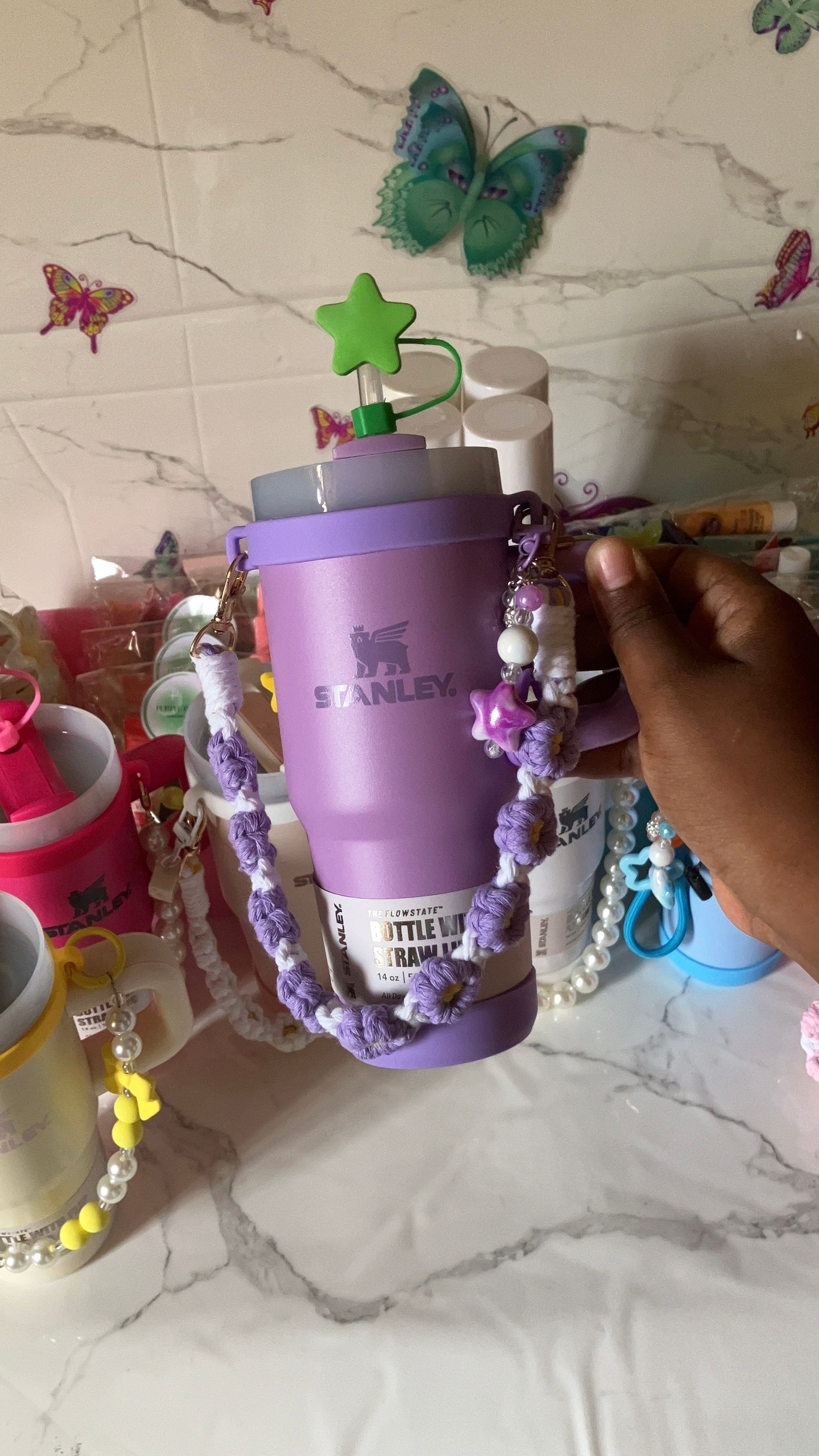 Mini gourde Stanley violet_0