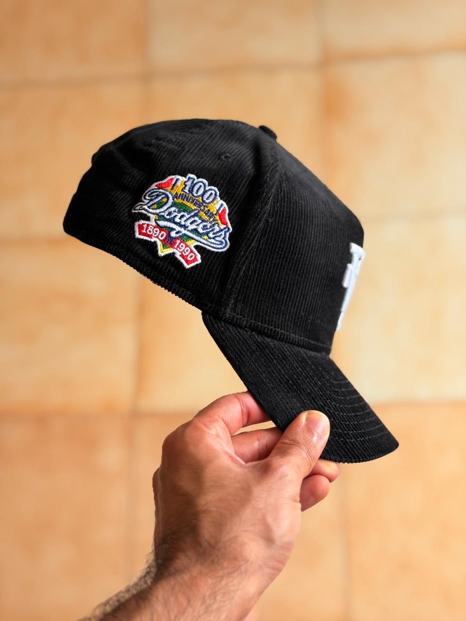 New Era 9Forty - La Dodgers 'Upside Down LA Cord'  Corduroy Black_2