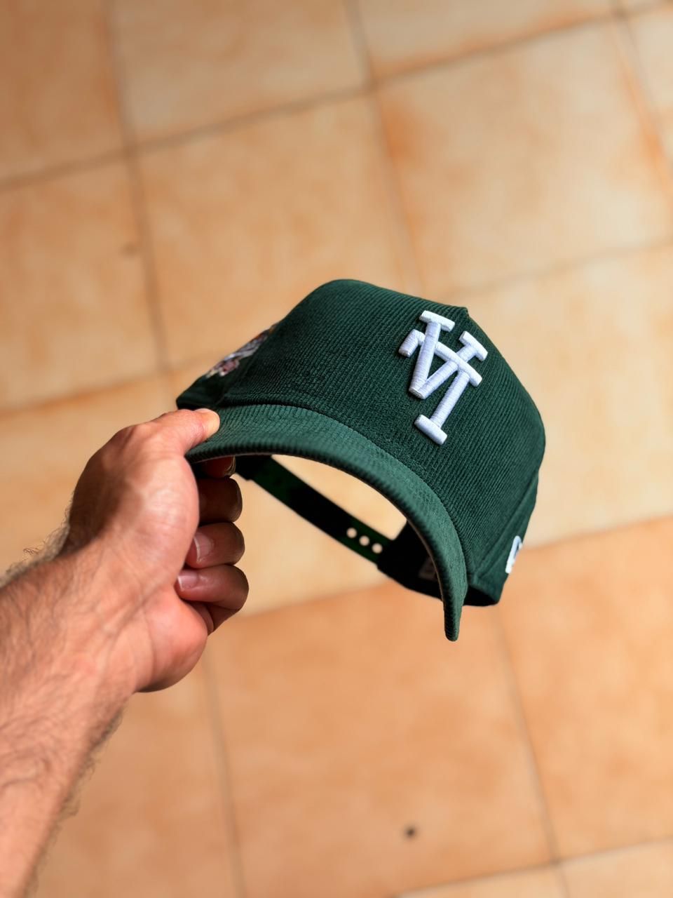 New Era 9Forty - La Dodgers 'Upside Down LA Cord'  Corduroy Green_3