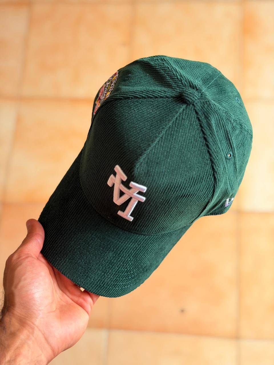 New Era 9Forty - La Dodgers 'Upside Down LA Cord'  Corduroy Green_5