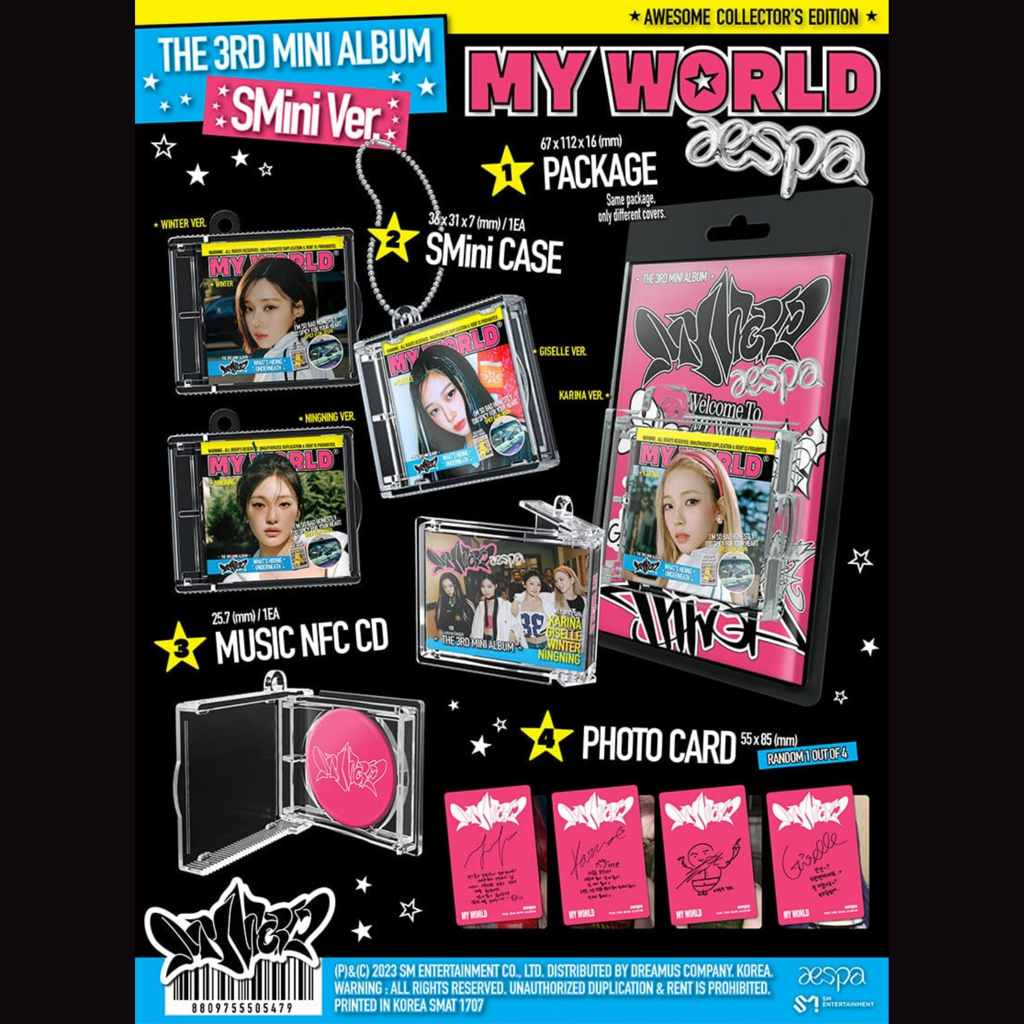 aespa - MY WORLD 3rd Mini Album (SMini Ver.)_1