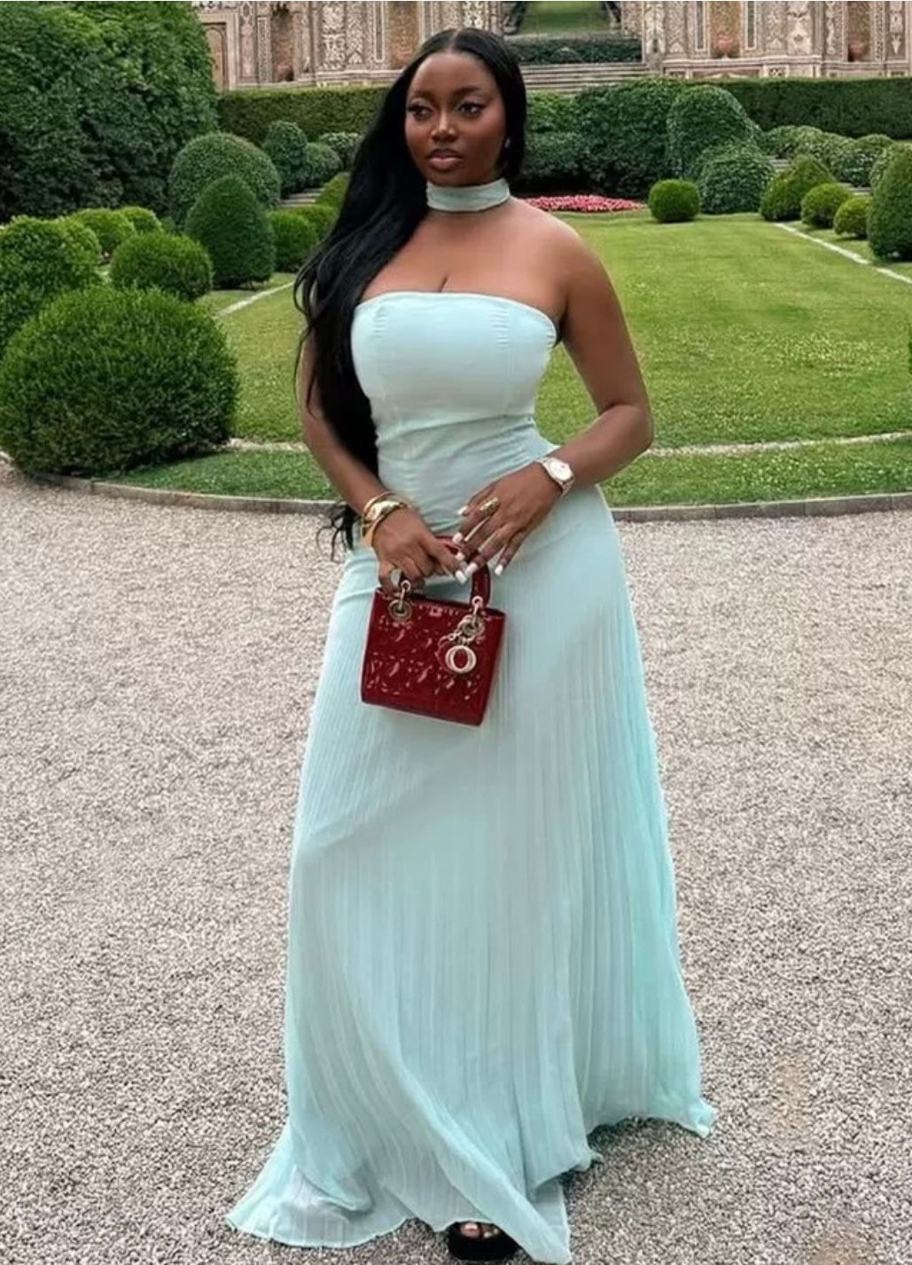 Pleated Aura maxi _1