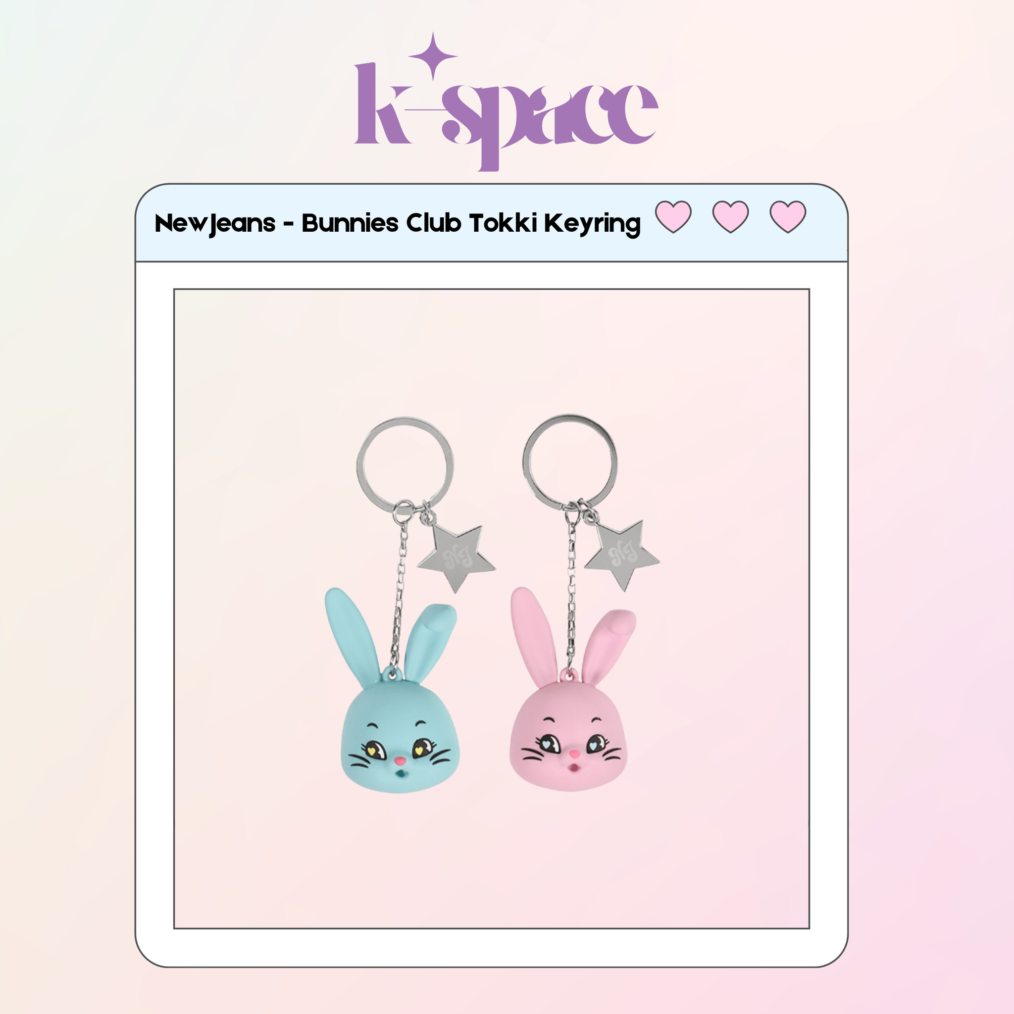 NewJeans - Bunnies Club Tokki Keyring_0