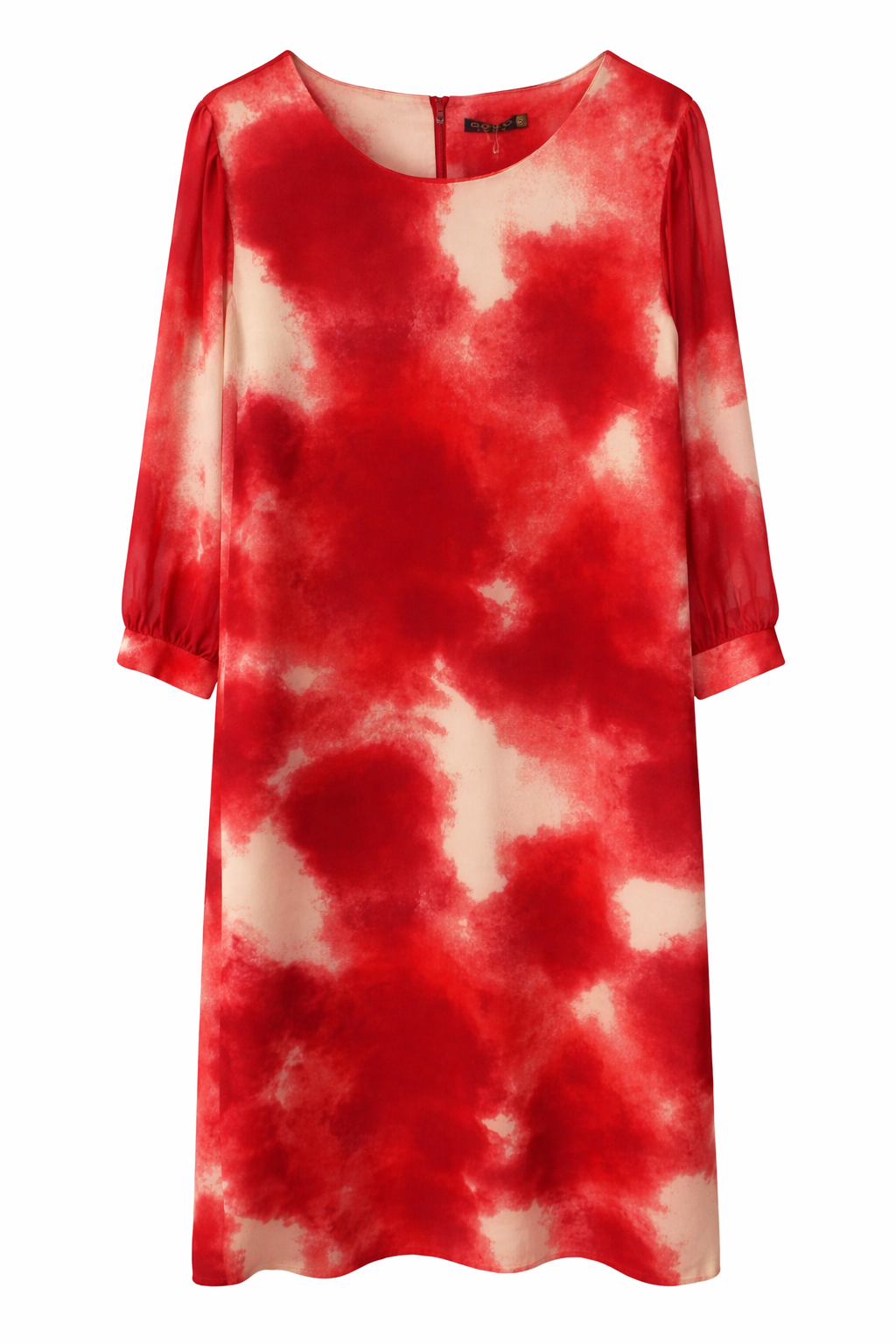 Red/Cream Ladies Dresses_0