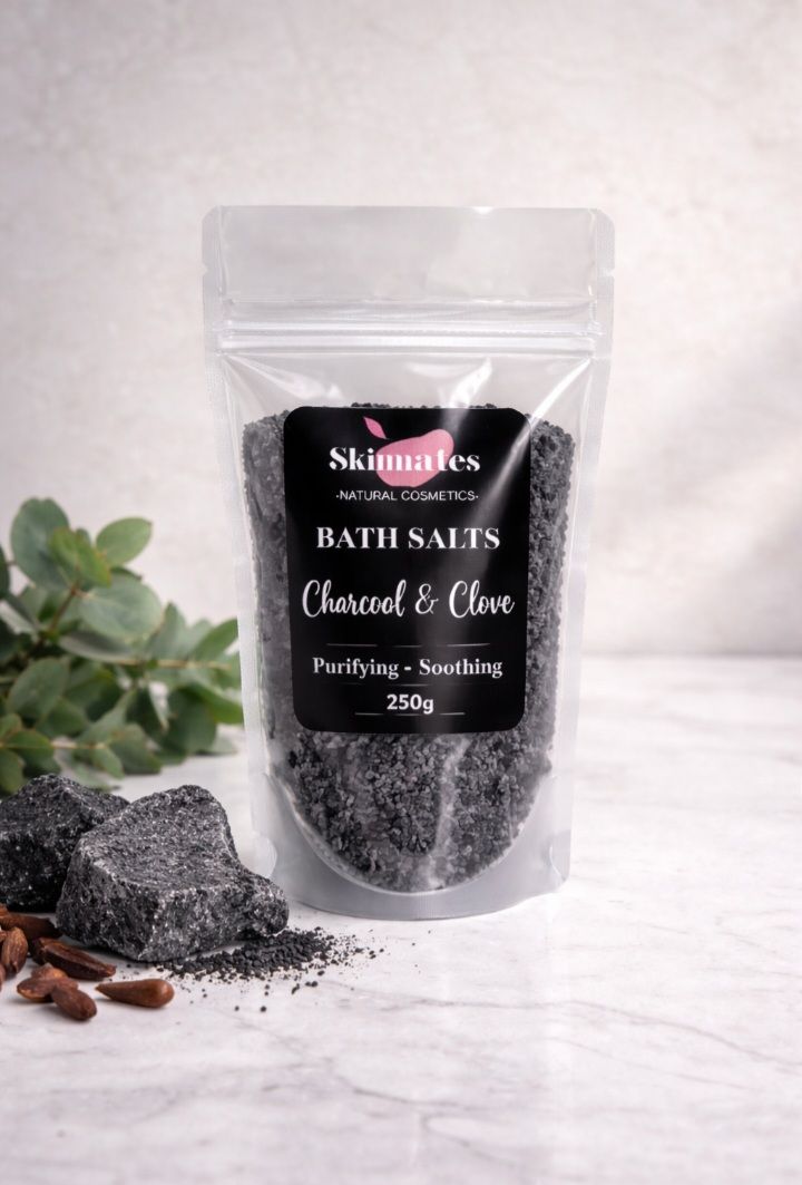 Charcoal & Clove Premium Luxurious Bath Salts_0