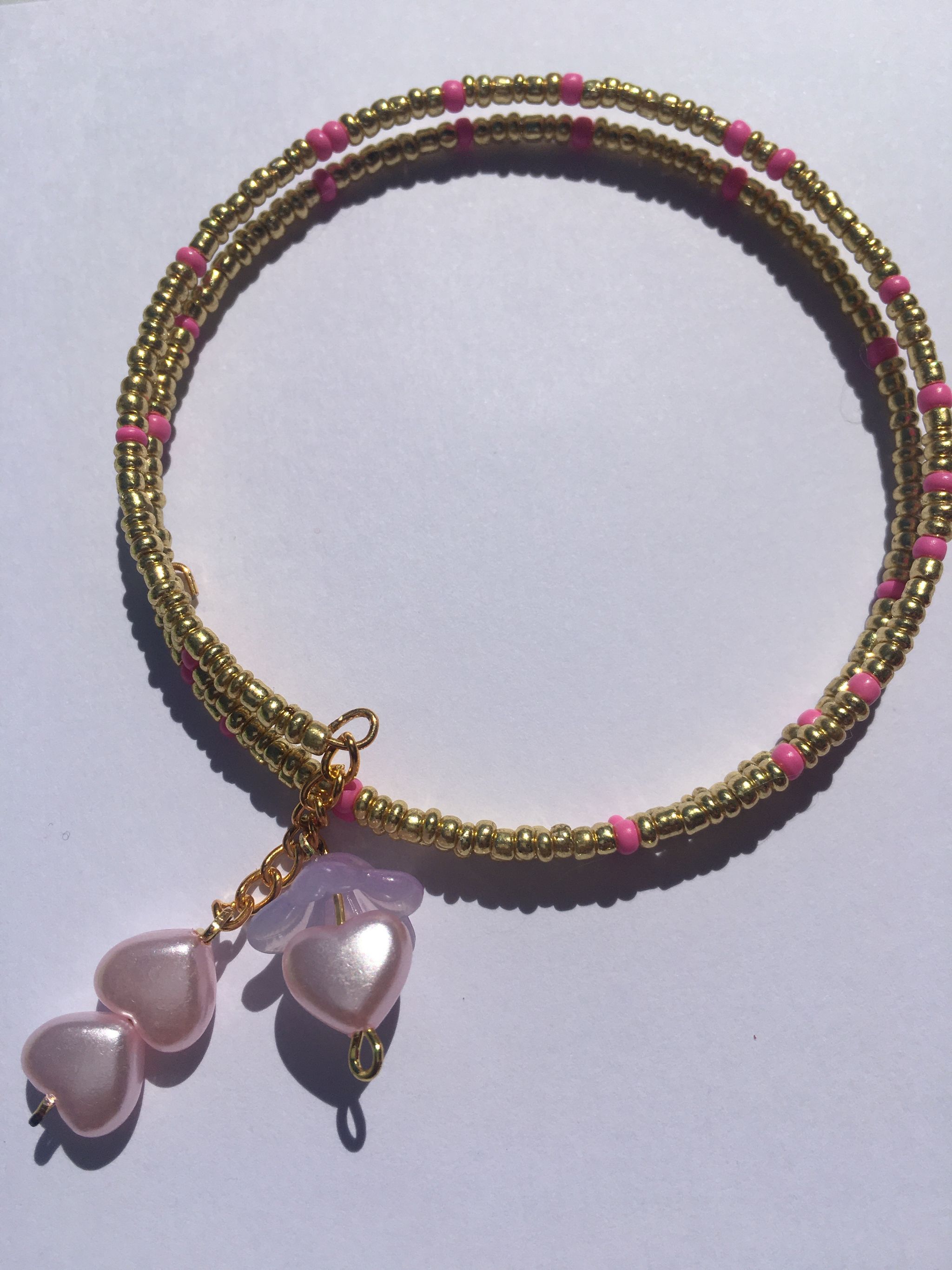 Seedbead Memory Wire Bracelet_1