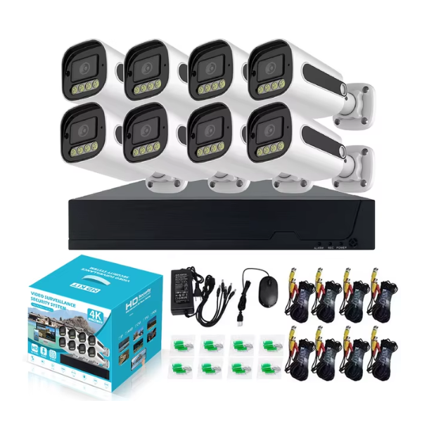 4 Channel AHD DVR High Definition Outdoor Security CCTV System Kit_0