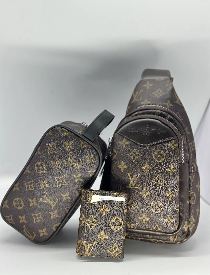 סט 3 פריטים – תיק כתף, פאוץ׳ וארנק_2