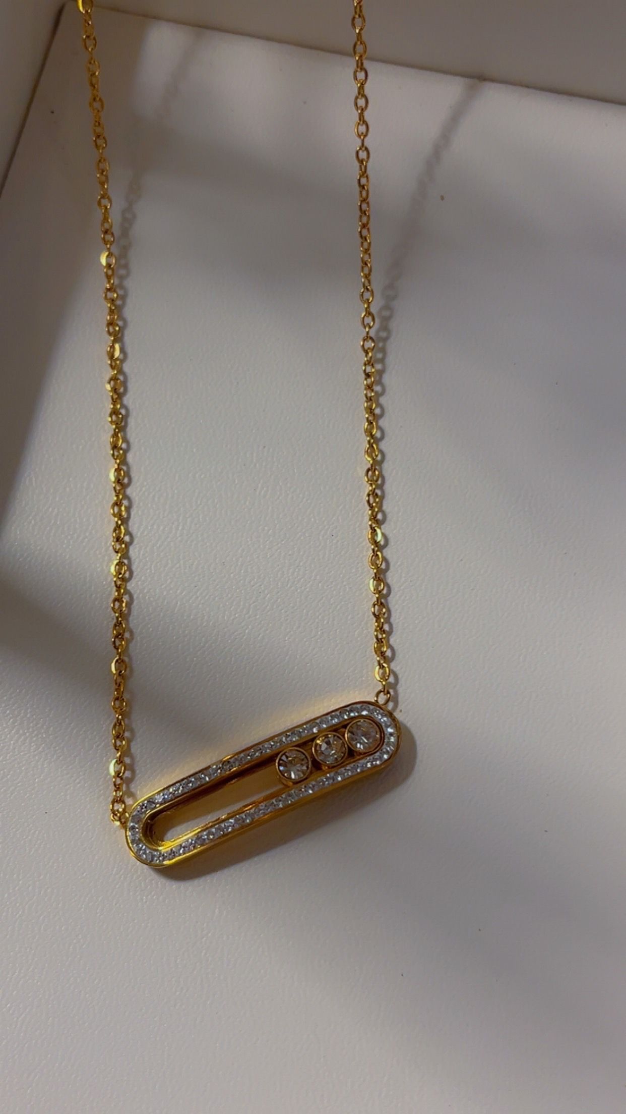 Celeste Trio Pendant Gold_0