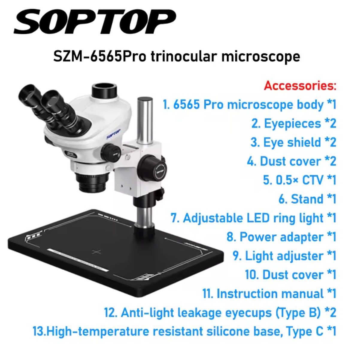 MICROSCOPE SOPTOP SZM-6565 PRO_0