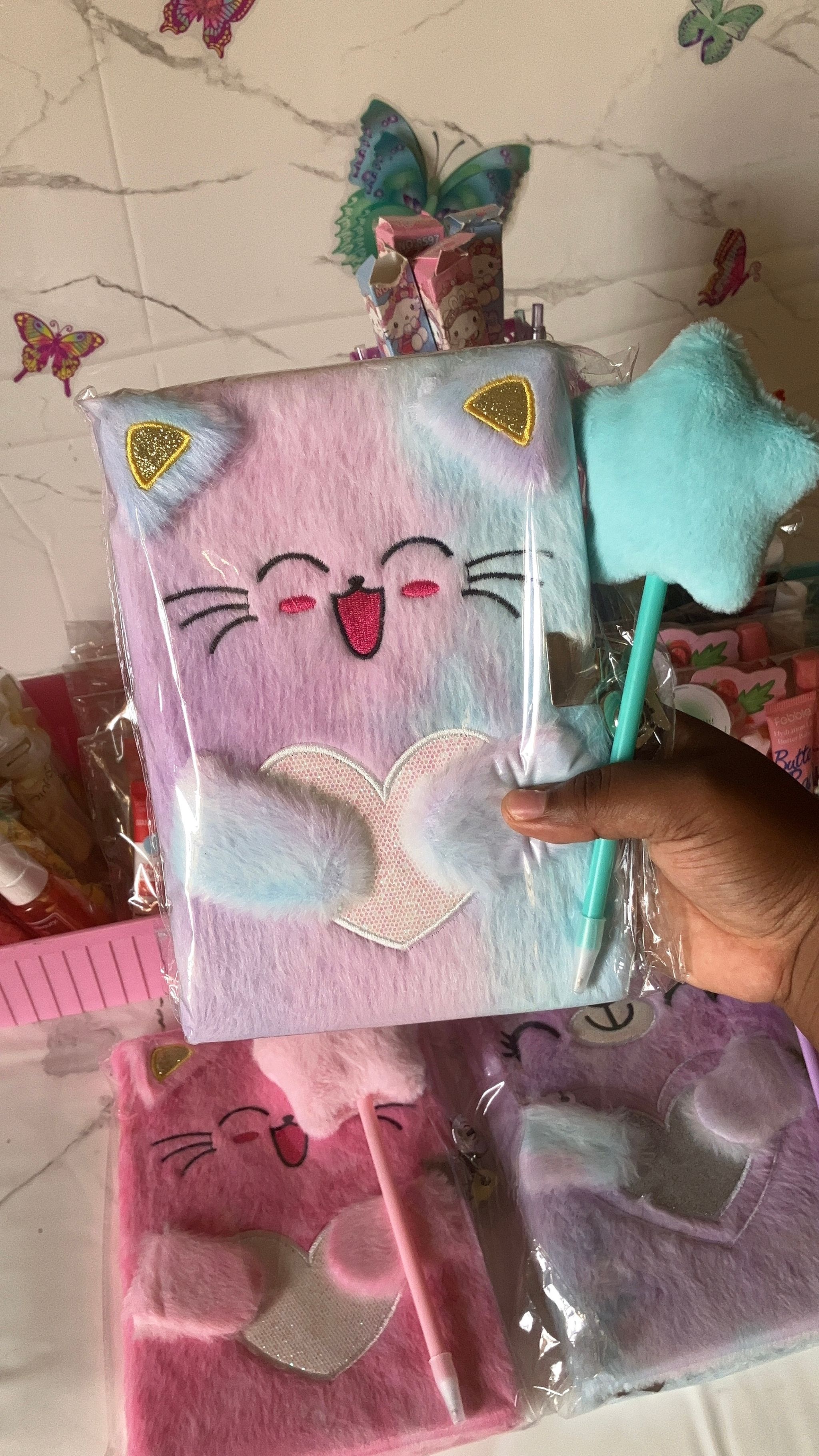 Carnet rose avec cadenas_2