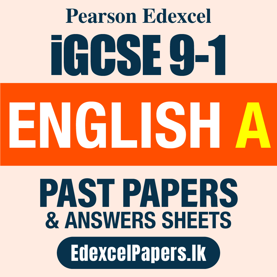 ENGLISH LANGUAGE A | Pearson Edexcel iGCSE OL Past Papers_0