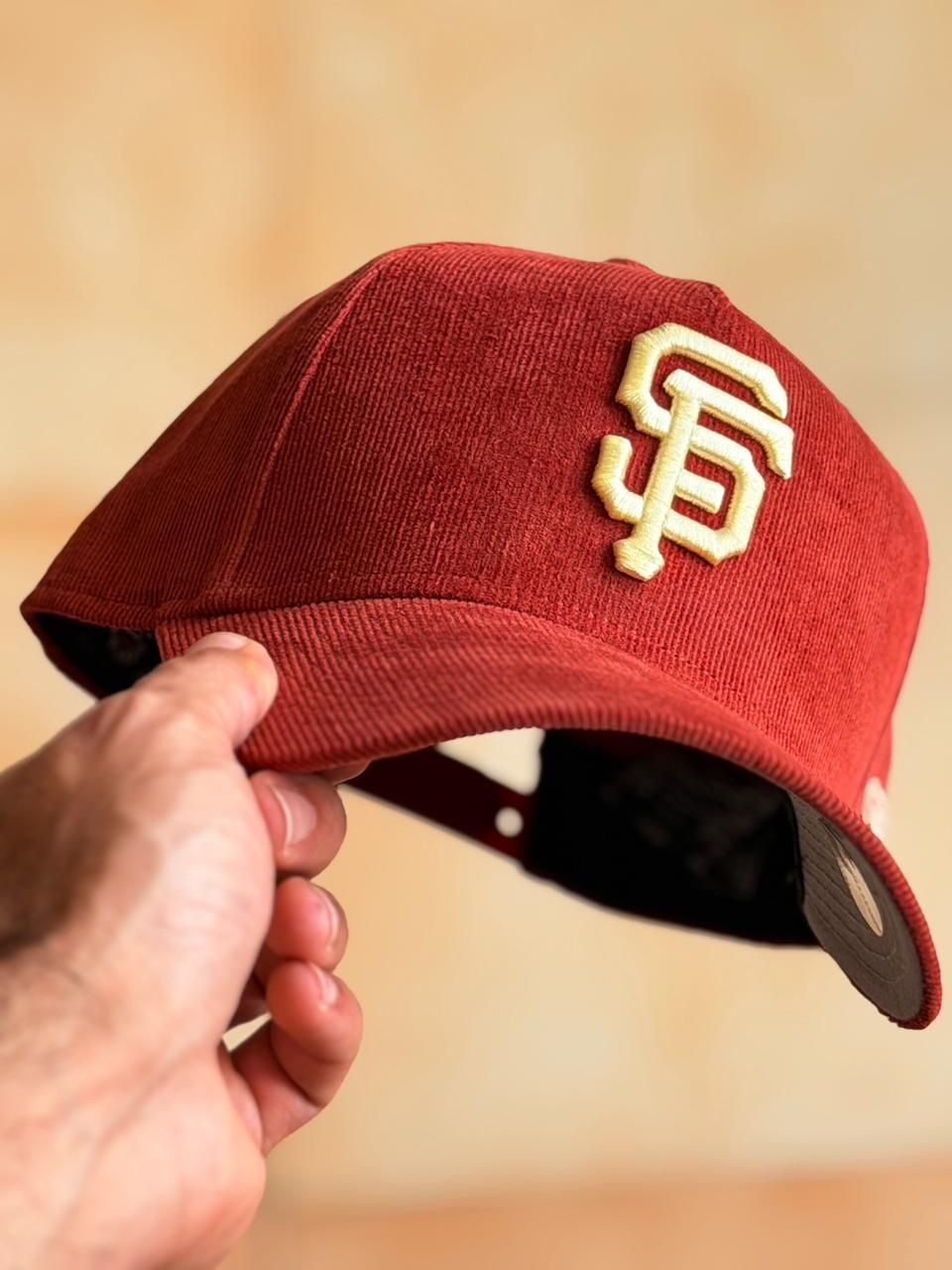 New Era 9Forty - SF Giants Corduroy Rust Red_0
