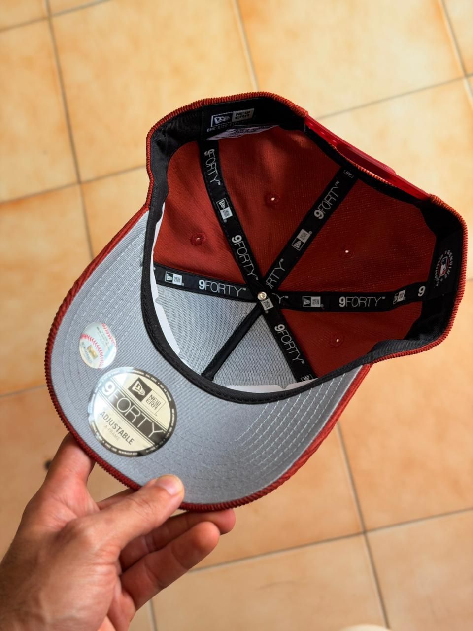 New Era 9Forty - SF Giants Corduroy Rust Red_6