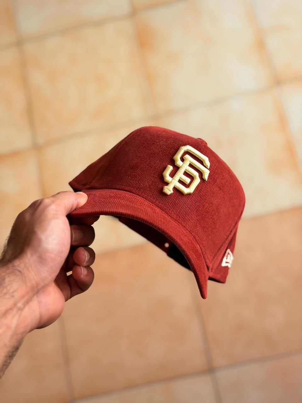 New Era 9Forty - SF Giants Corduroy Rust Red_3
