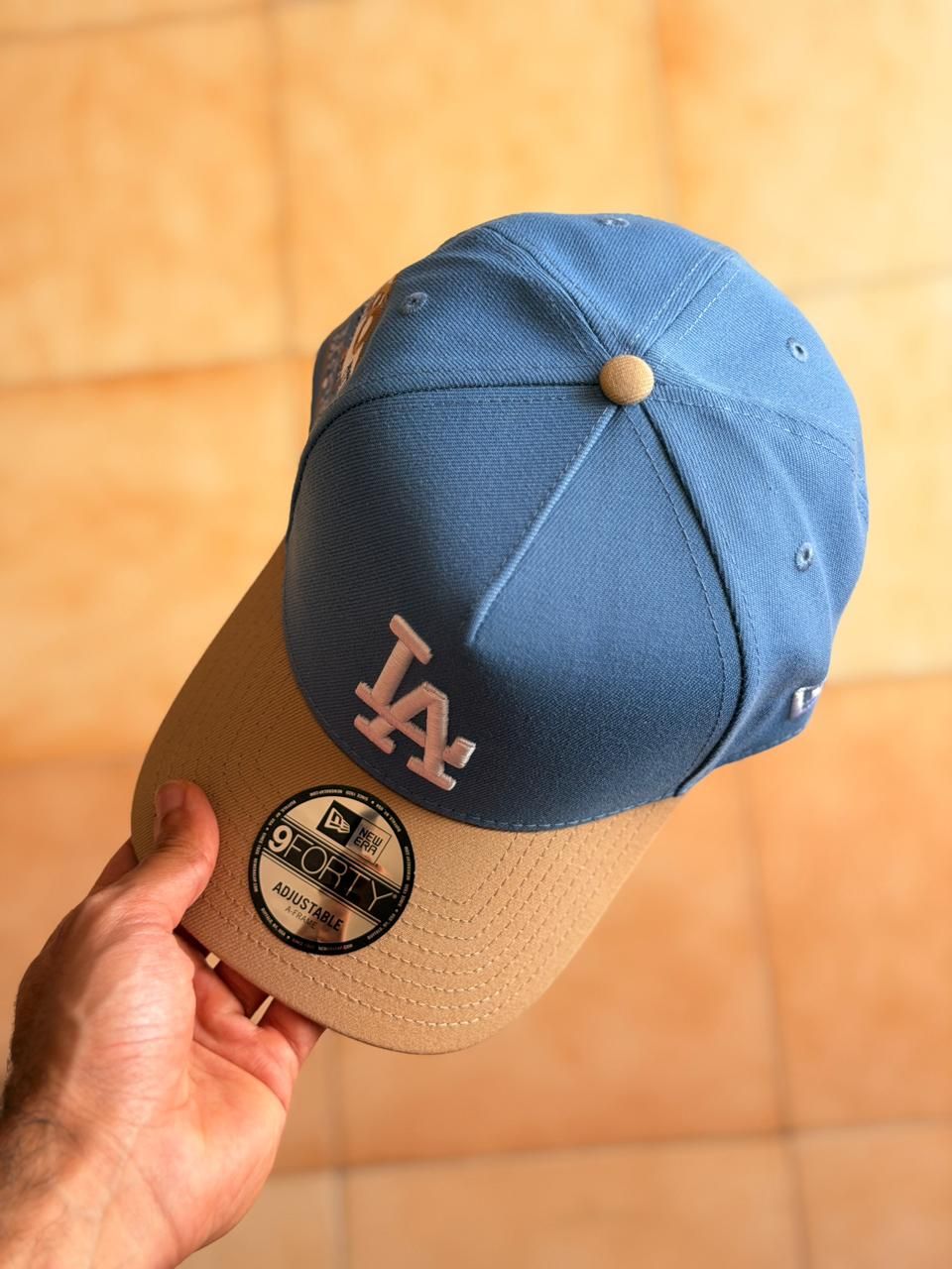 New Era 9Forty - La Dodgers 60th Anniversary baby blue 2-tone _5