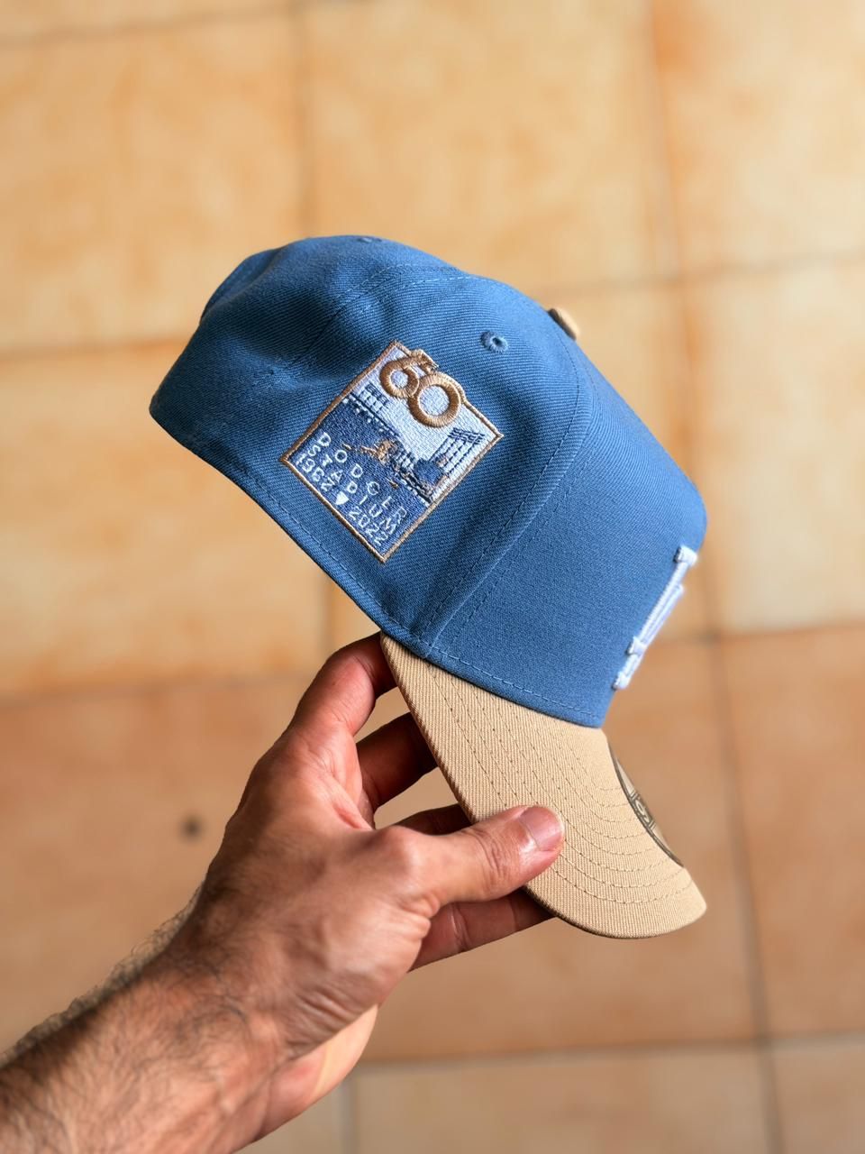 New Era 9Forty - La Dodgers 60th Anniversary baby blue 2-tone _2