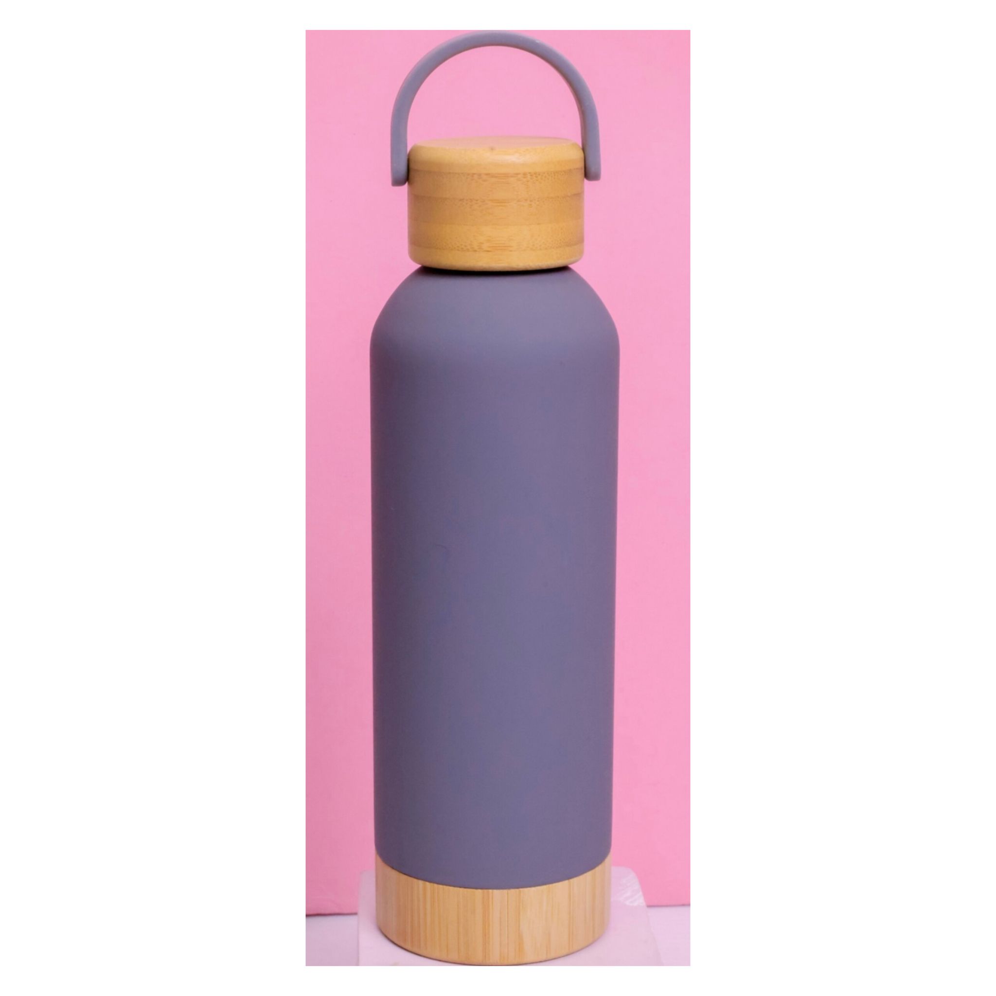 500ml Thermal Flask with wooden bottom and top_3