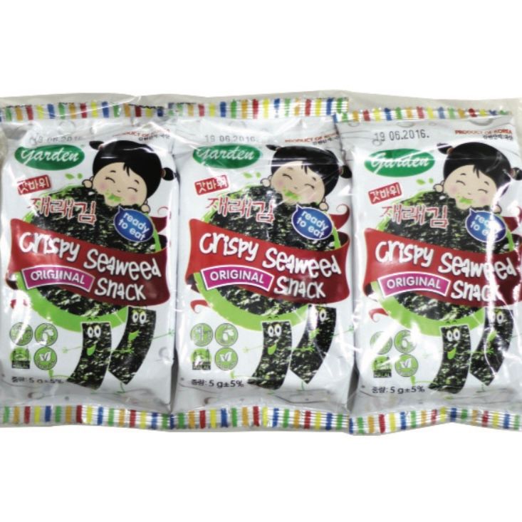 N. Seng Korean Seaweed 韩国味付海苔 6 gm × 3 pkt_0