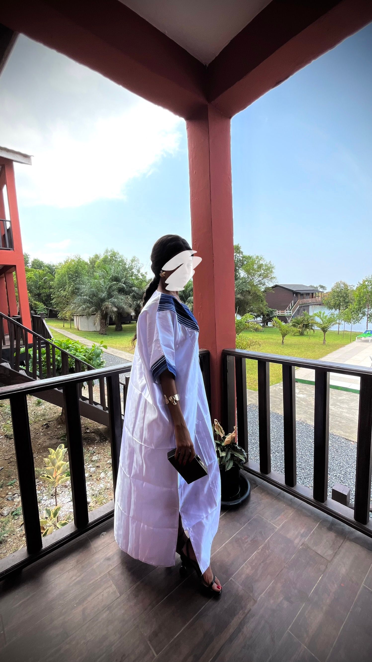 White - Mikado Aso Oke Bubu Kaftan_2