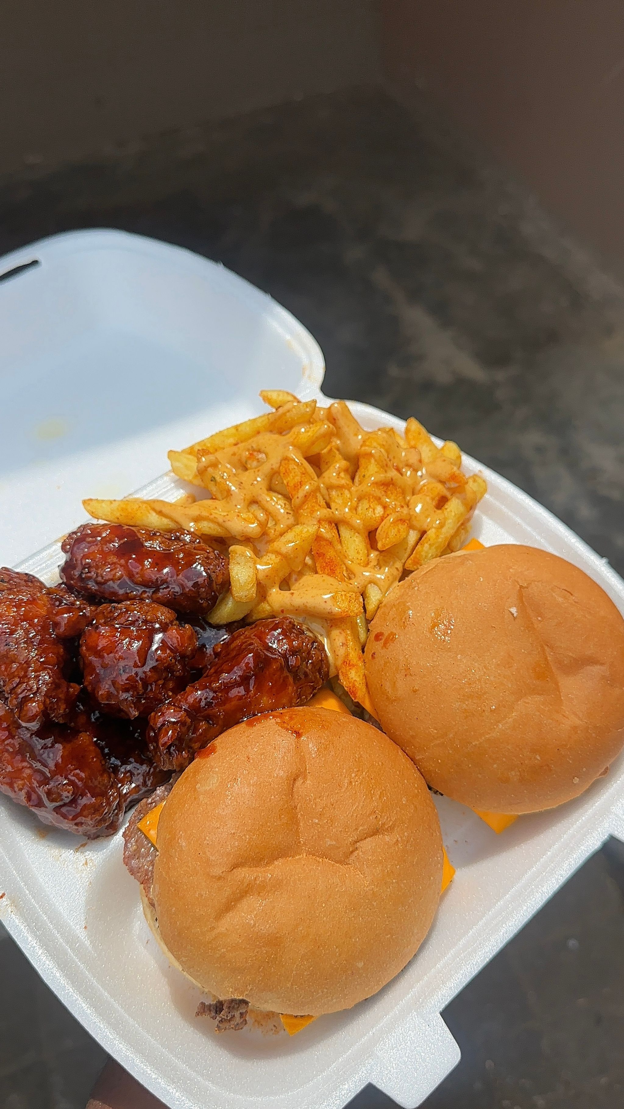 Regular platter+Ten dunked wings _0