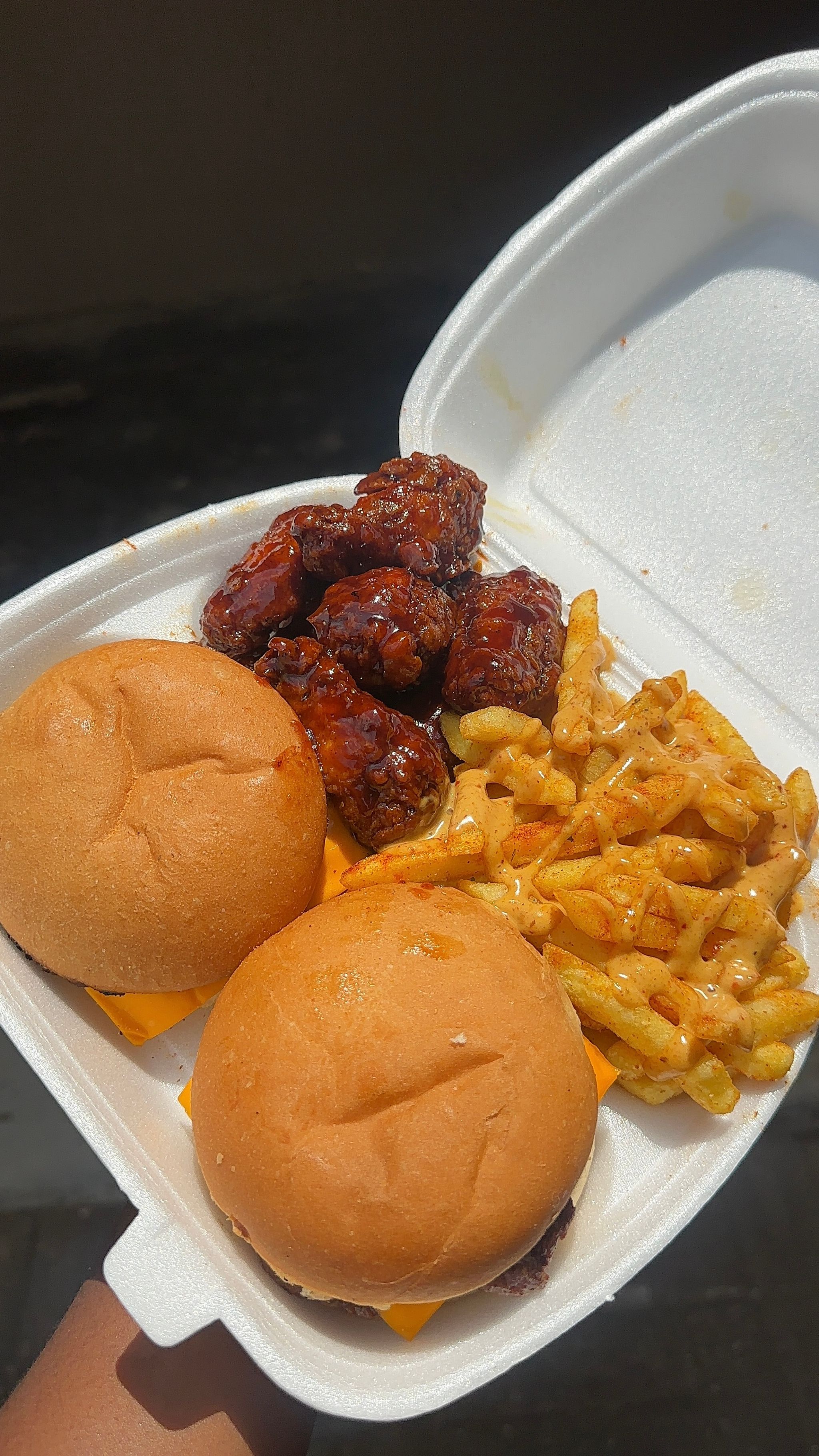 Regular platter+Ten dunked wings _2