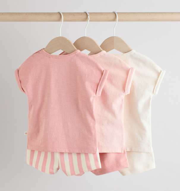 Baby Girls T-Shirt & Shorts Set | Next_2