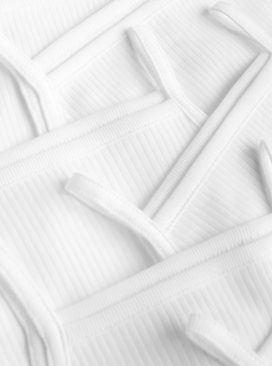 Baby Girl White Strappy Bodysuits 5 Pack | Next _3