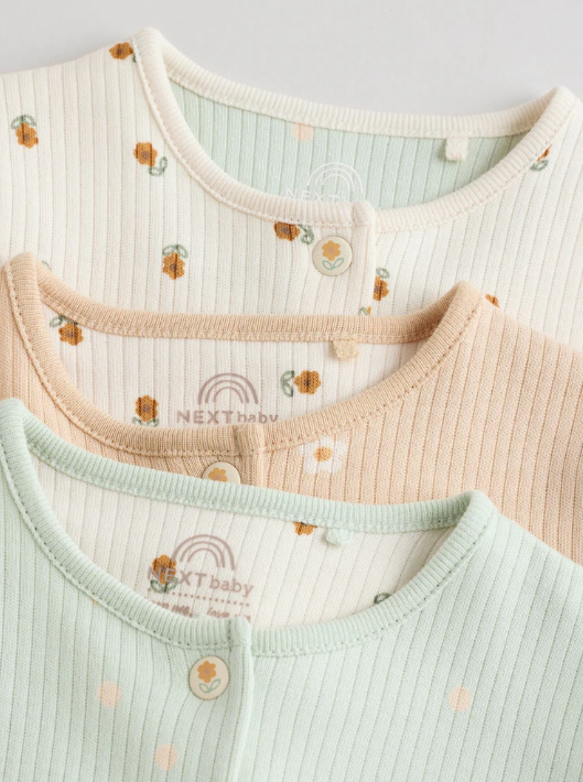 Cream Baby Sleepsuits  | Next_3