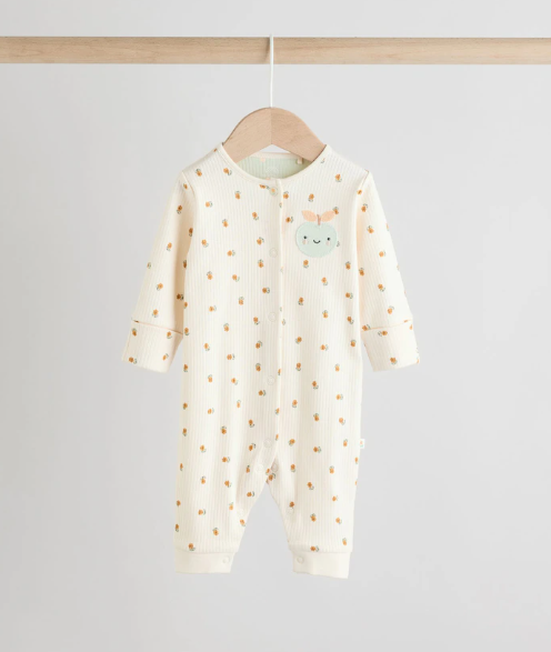 Cream Baby Sleepsuits  | Next_5
