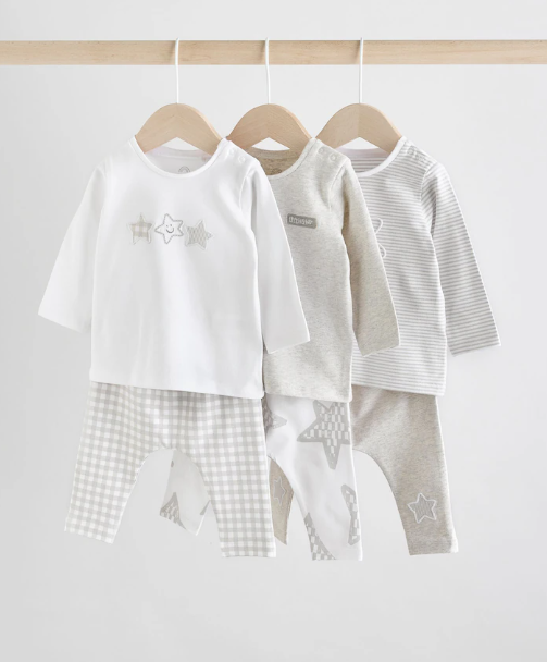 Grey Star Tops and Leggings Baby Set | Next _4