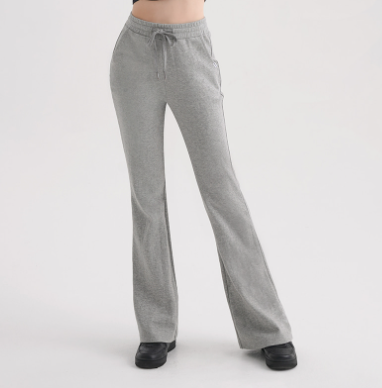 Skullpig - Cotton Peach Bootcut Pants 1+1_3