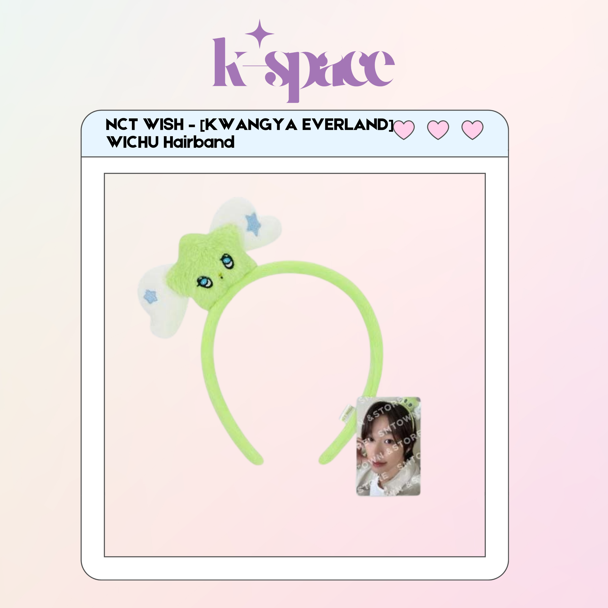 NCT WISH – [KWANGYA EVERLAND] WICHU Hairband with Sion PC_0