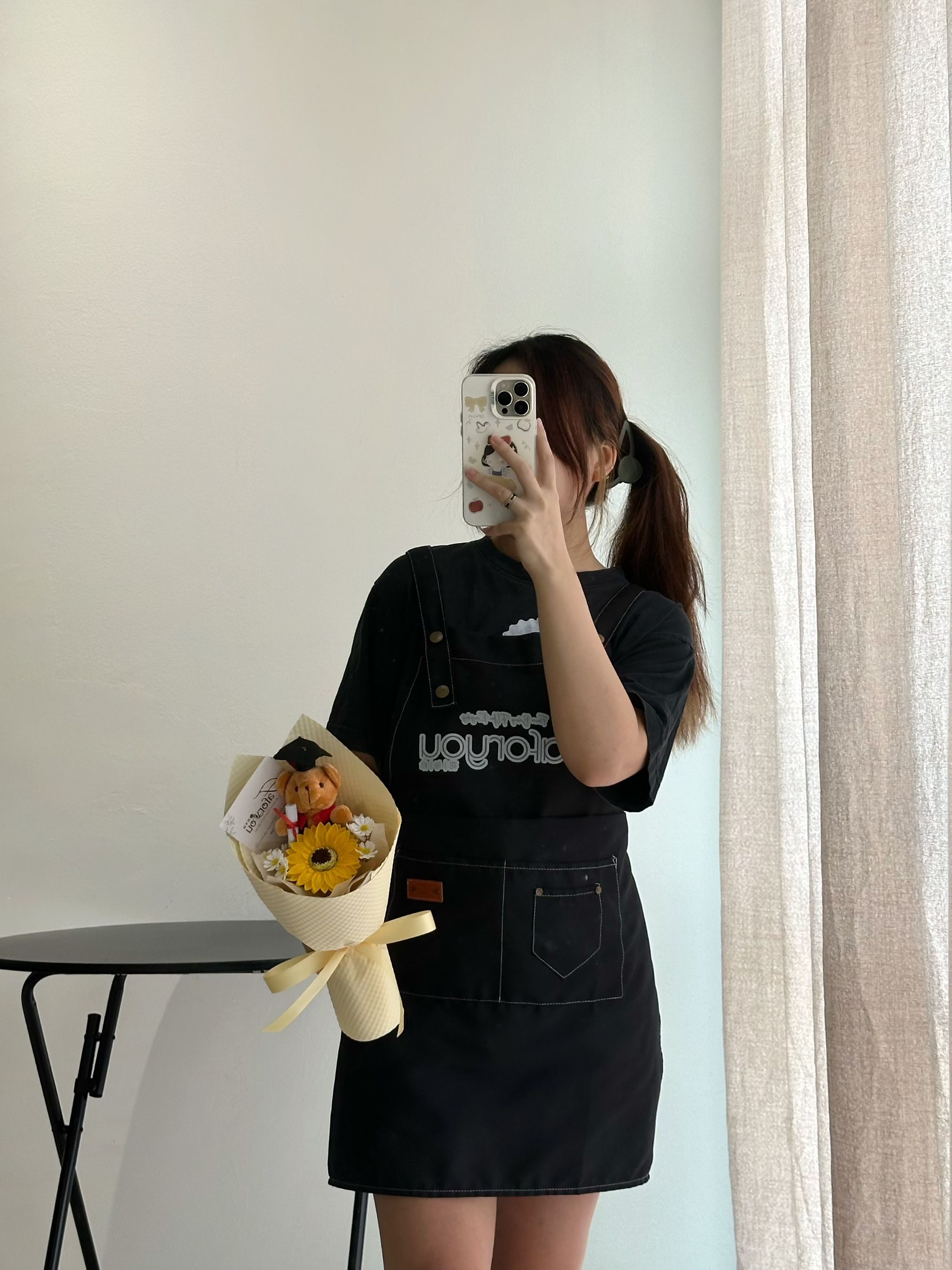 (GB035) Graduation Bear Sunflower Bouquet  _2