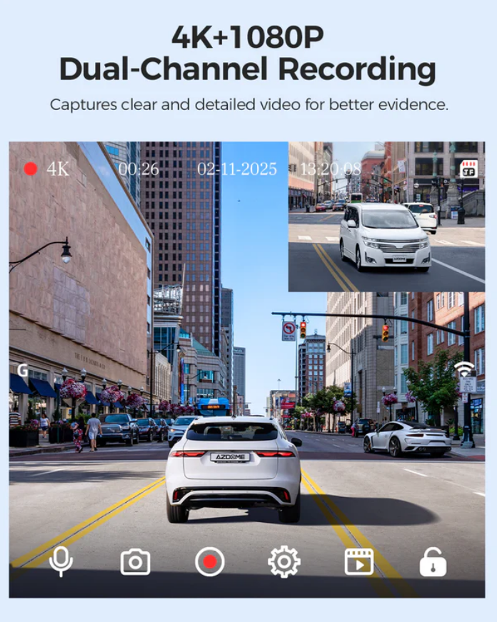 AZDOME M01 Max 4K Dash Cam (64GB)_4