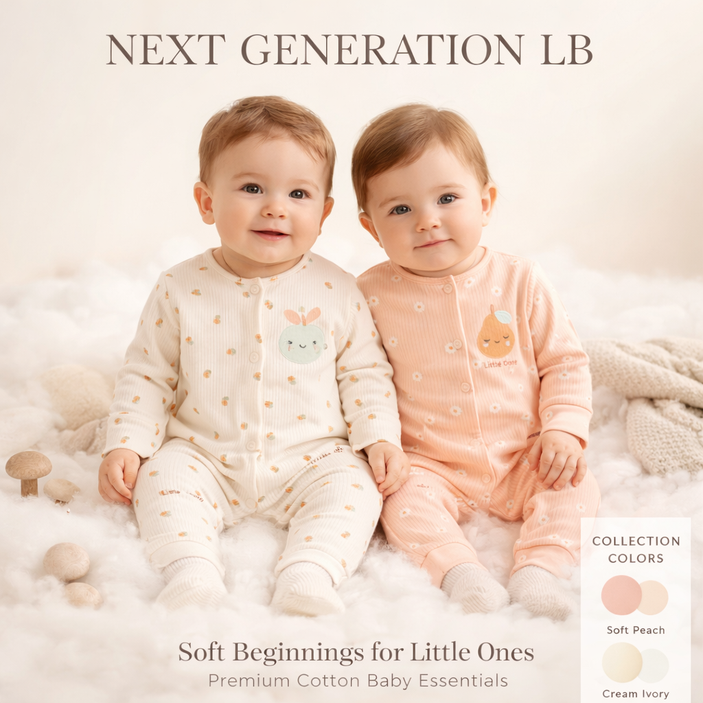 Cream Baby Sleepsuits  | Next_0