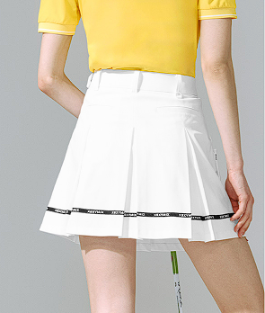 XXMX - Line point pleated skirt_1