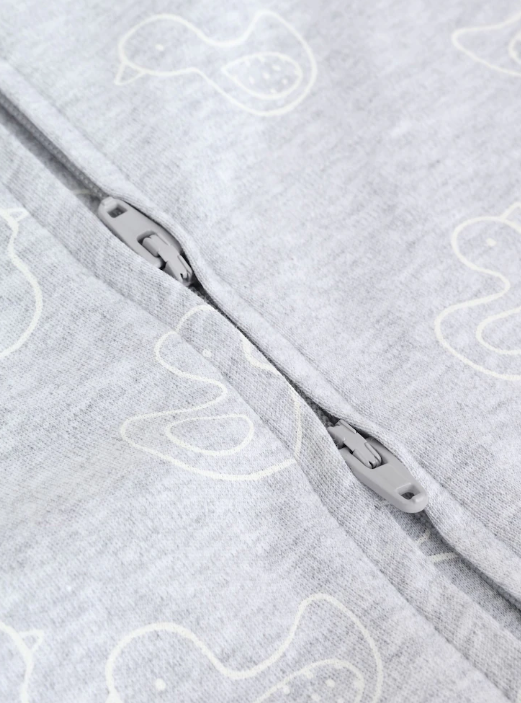 Grey Baby Two Way Zip Sleepsuits 3 Pack | Next_8