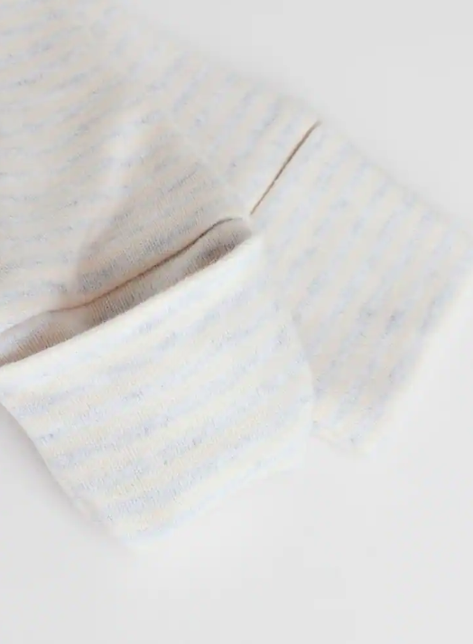 Grey 100% Cotton Two Way Zip Baby Sleepsuits 3 Pack | Next_3