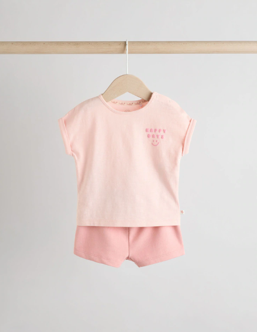 Baby Girls T-Shirt & Shorts Set | Next_5