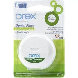 أوركس خيط الاسنان مشمع بالنعناع 50 م_0