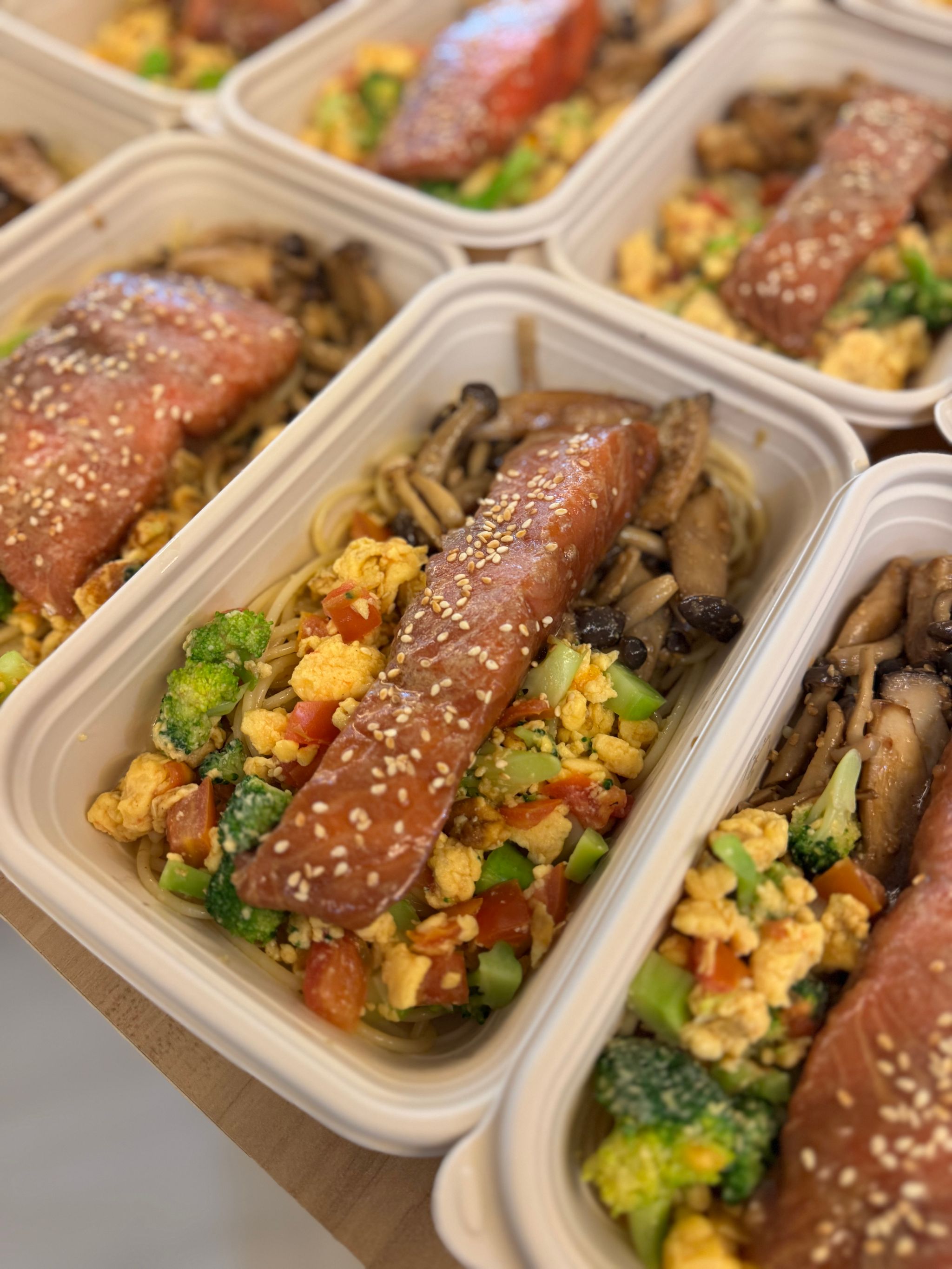 Teriyaki Trout Aglio Spaghetti Pasta_0