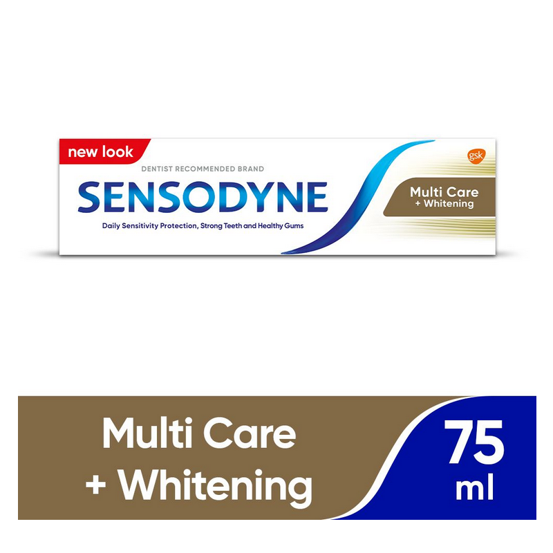 سنسوداين معجون أسنان عناية متعددة + تبييض الأسنان 75 مل_0