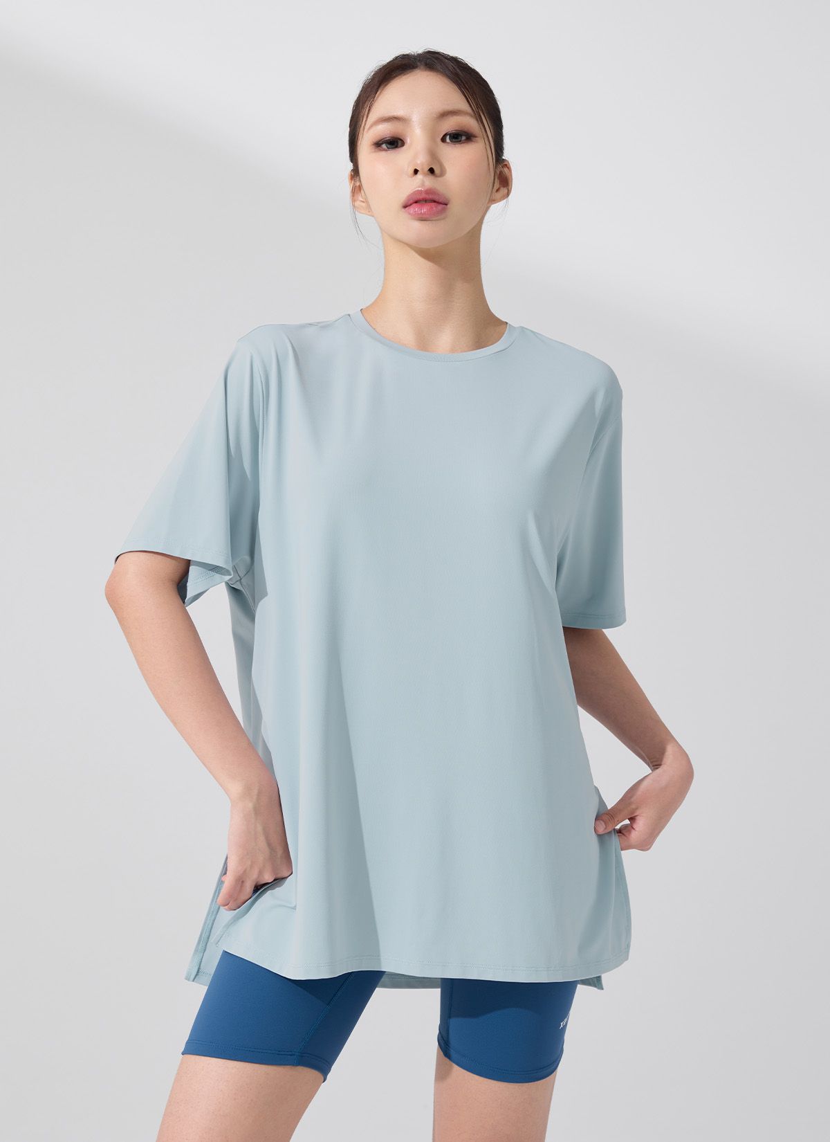 XXMX - [2PACK] Ice Feather Light Loose Fit T-Shirt_4